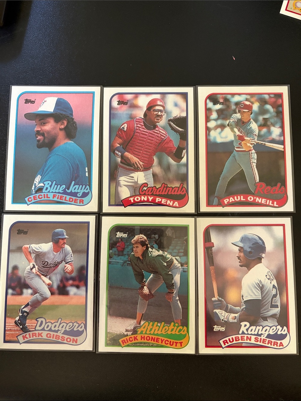 89 Topps Vintage Baseball Card Lot - Multi by player set